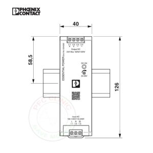 منبع تغذیه فونیکس کنتاکت PS-EE-2G/1AC/24DC/120W/SC